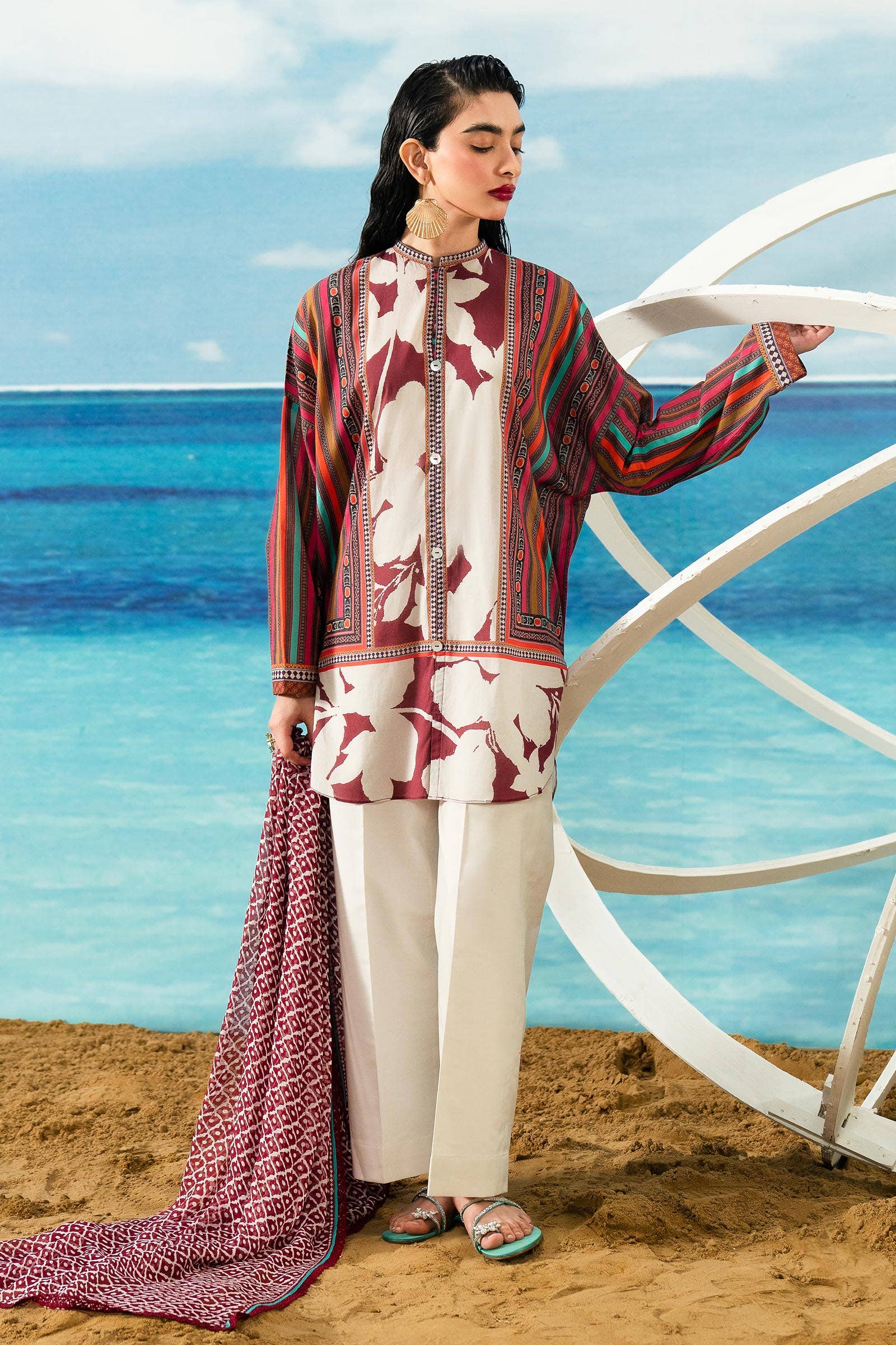 H242-023A-2I | Sana Safinaz | Mahay Summer Lawn 2024