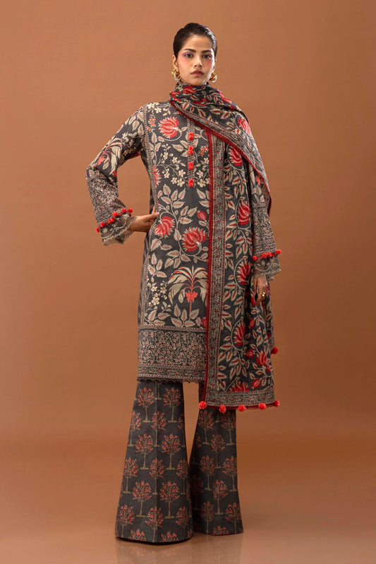 H243-002B-3CQ | Sana Safinaz | Mahay Winter Collection 2024