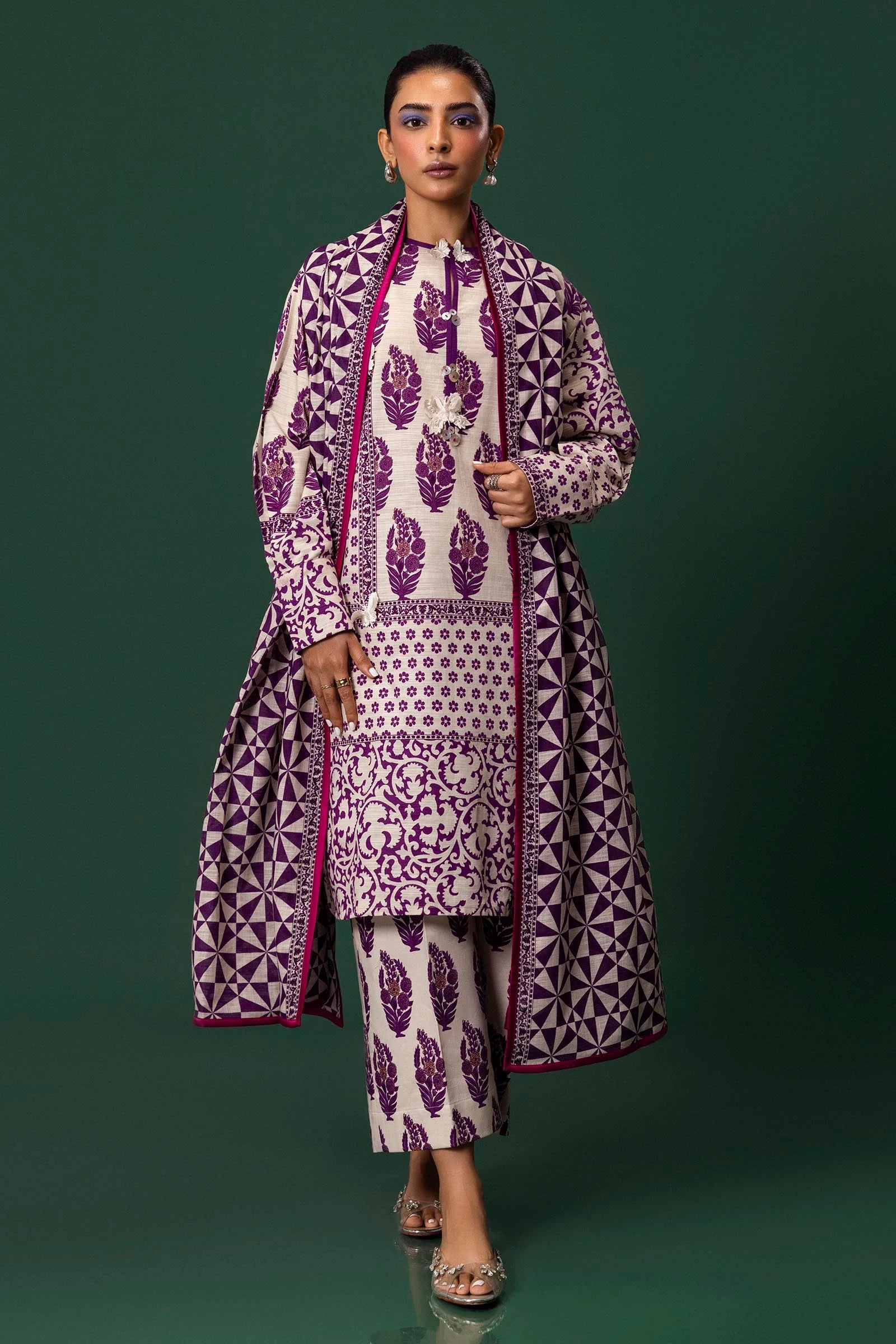 H243-009A-3CQ | Sana Safinaz | Mahay Winter Collection 2024
