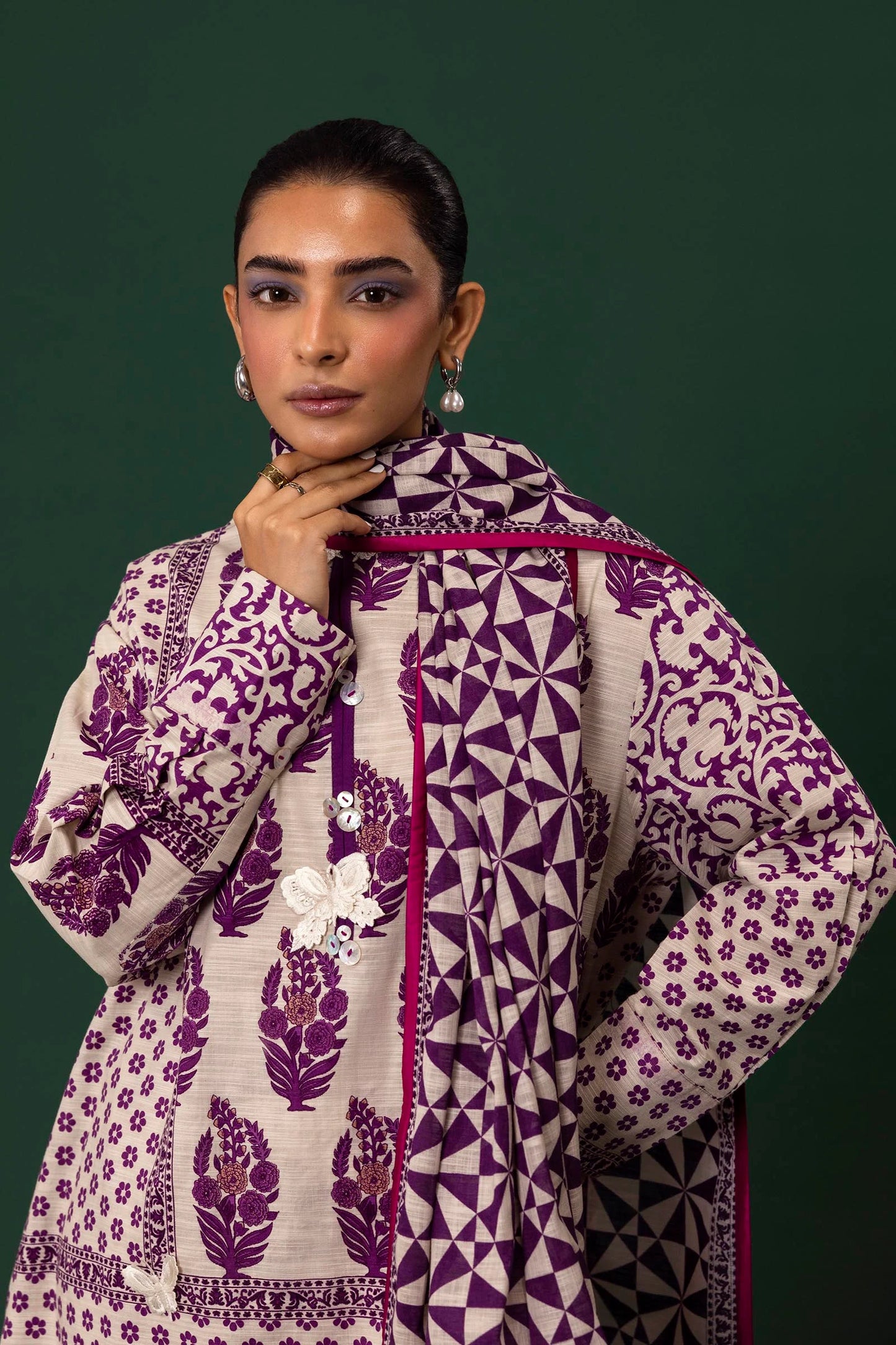H243-009A-3CQ | Sana Safinaz | Mahay Winter Collection 2024
