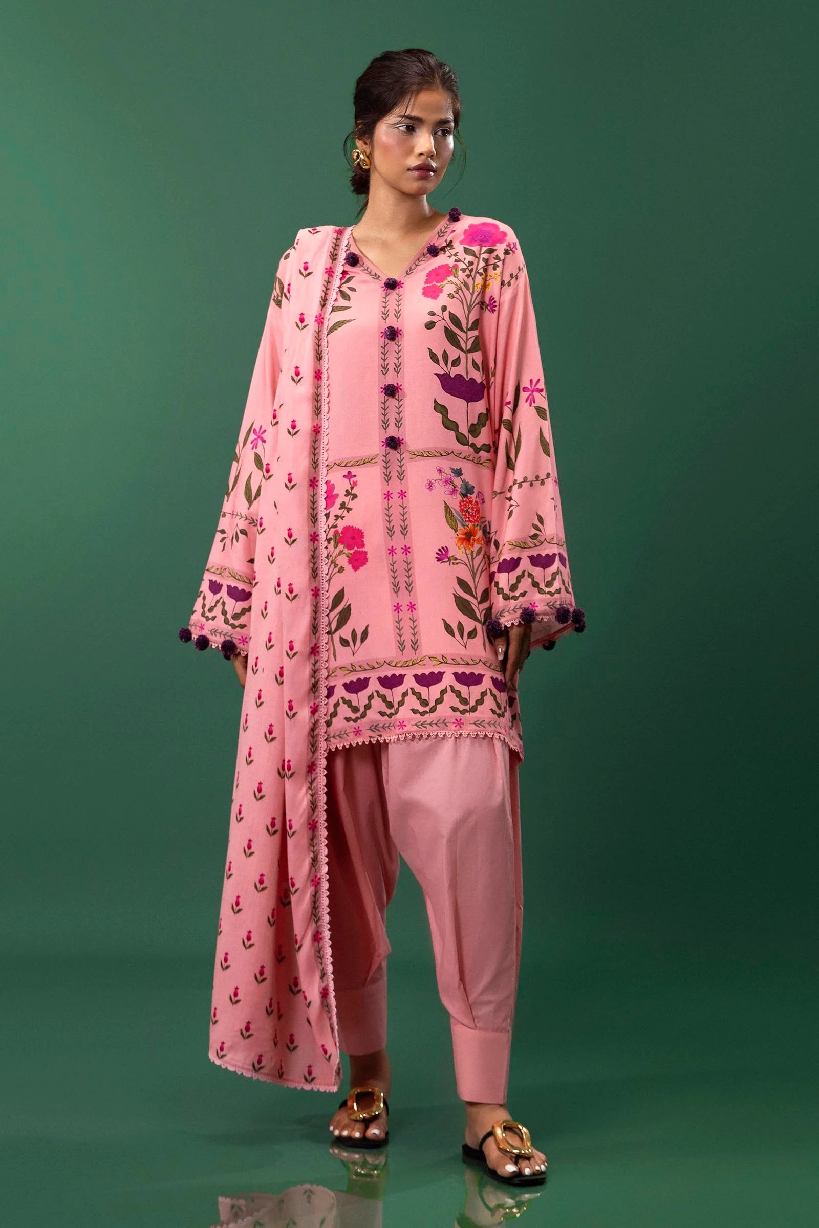H243-010A-3DA | Sana Safinaz | Mahay Winter Collection 2024