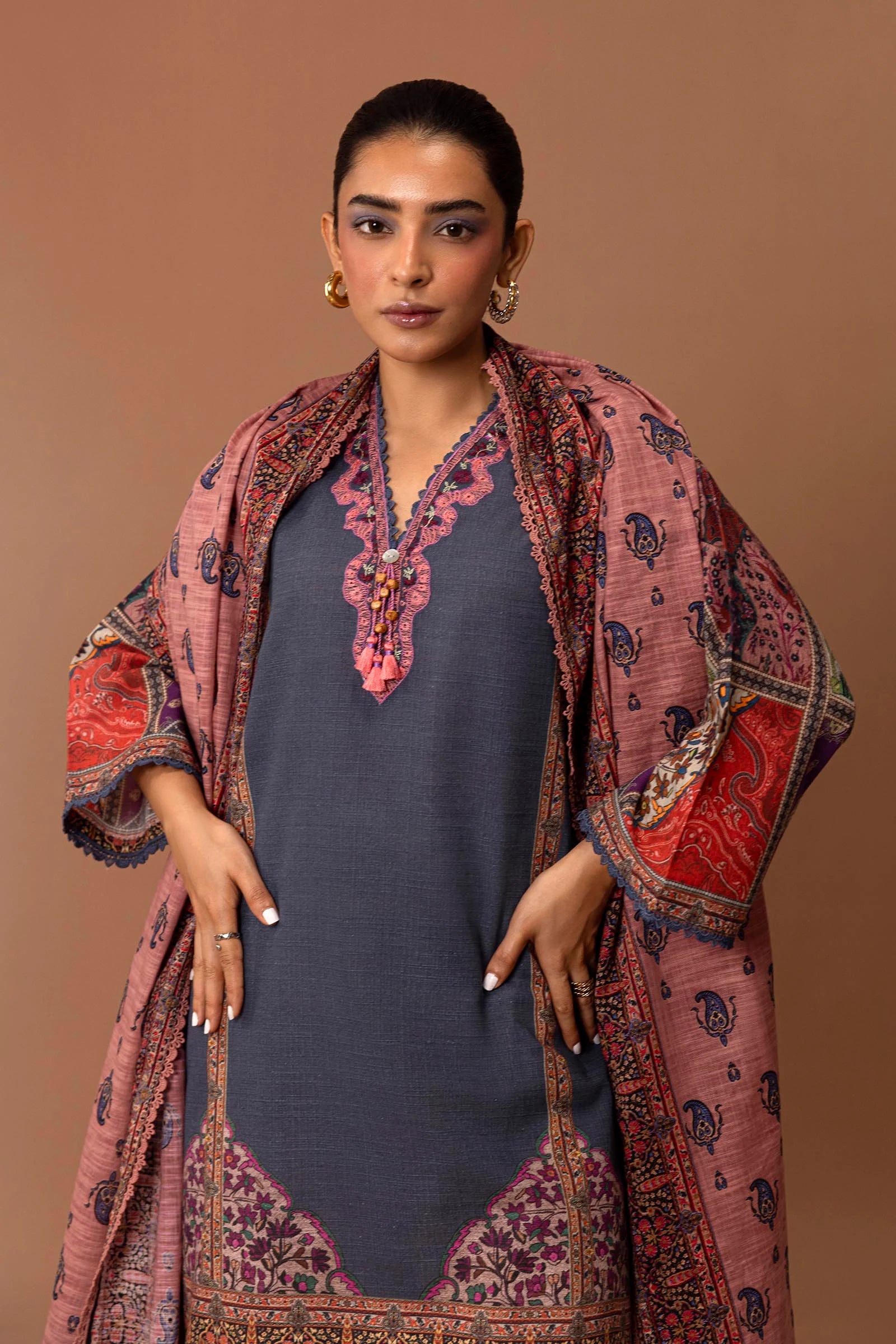 H243-019B-2BQ | Sana Safinaz | Mahay Winter Collection 2024