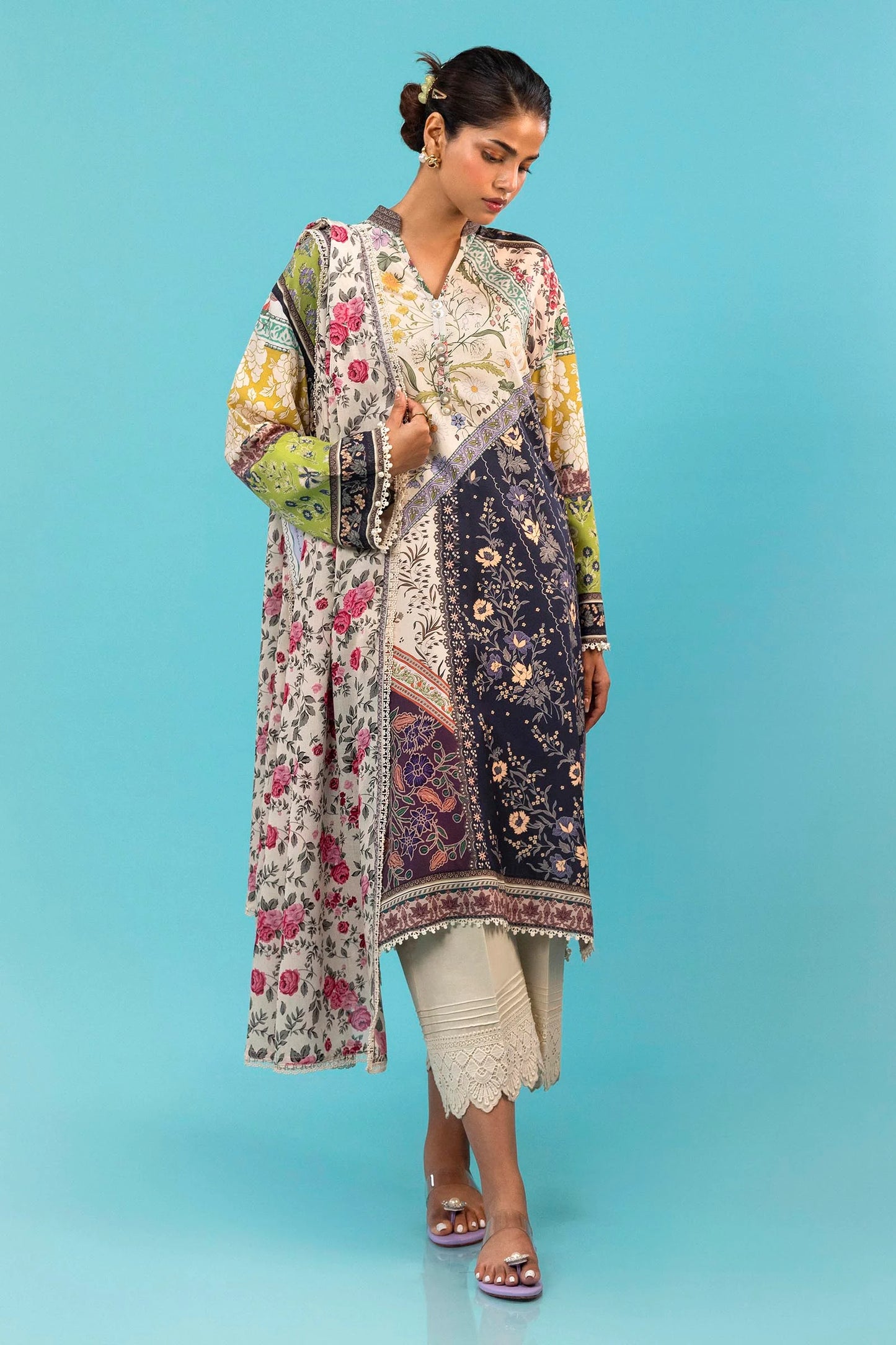 H243-020B-2DI | Sana Safinaz | Mahay Winter Collection 2024