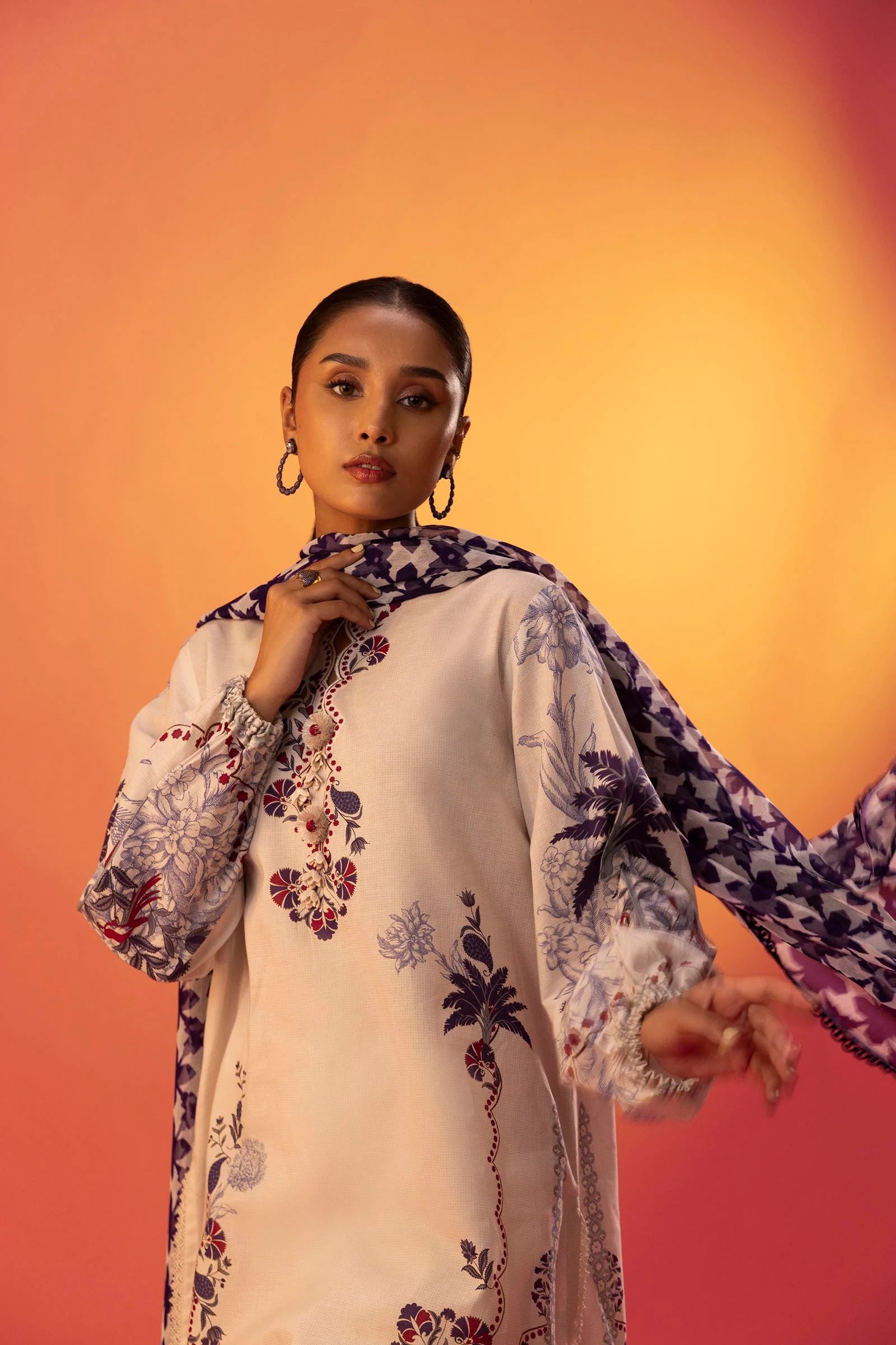 H252-001A-2I | Sana Safinaz | Mahay Summer Lawn 2025