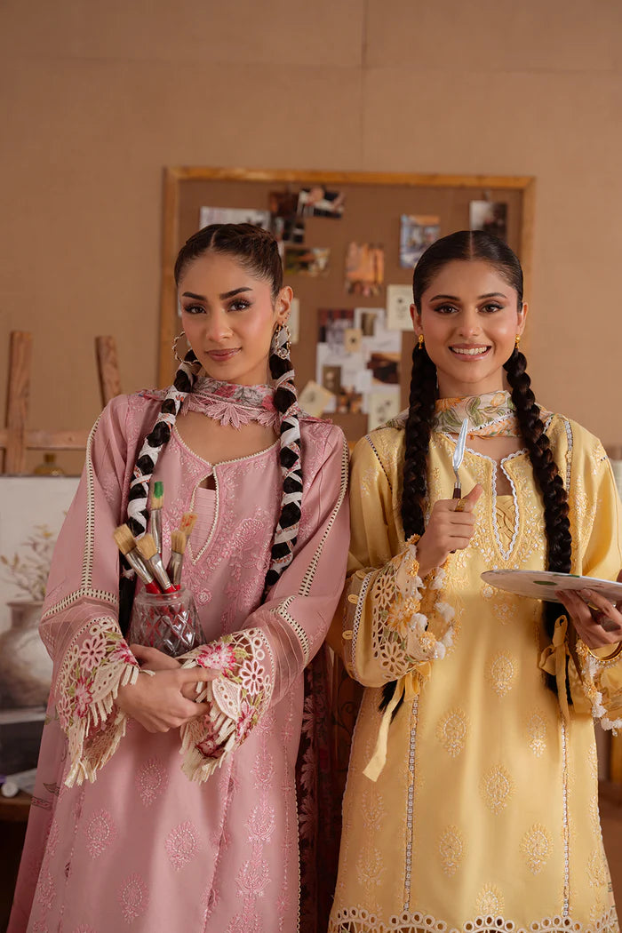 LEYLA-A-SRL25-04 | Saira Rizwan | Laanem summer Lawn 2025