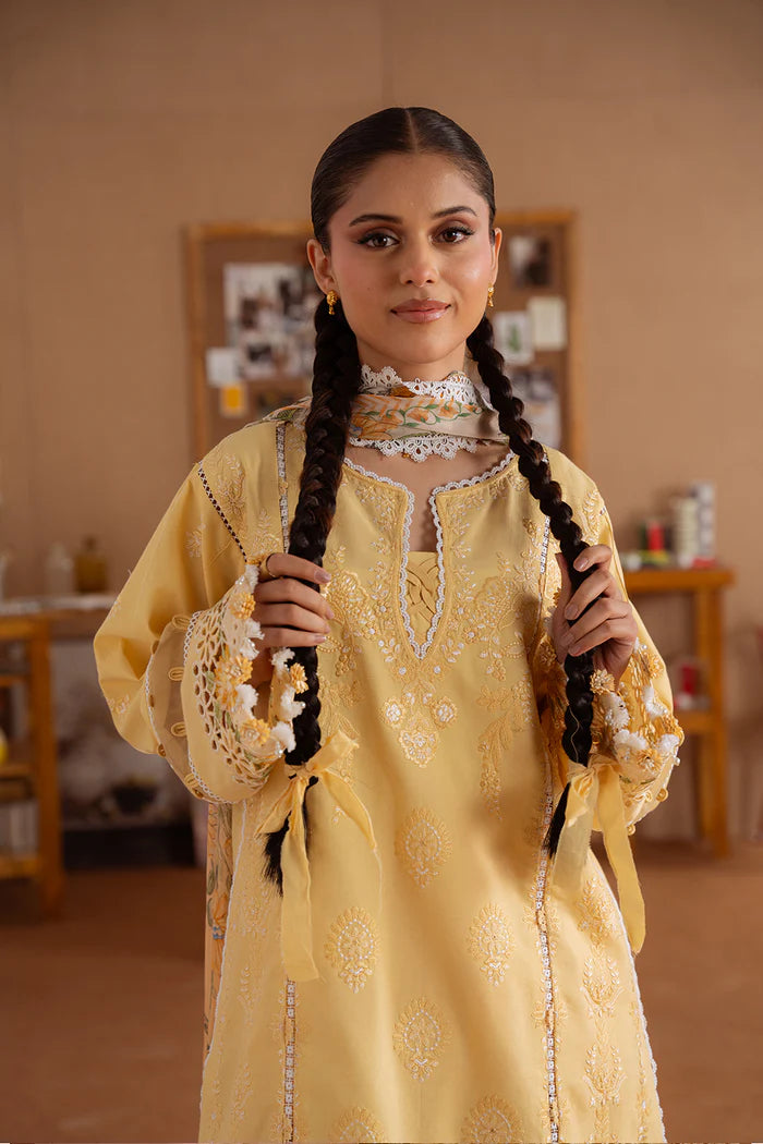 LEYLA-A-SRL25-04 | Saira Rizwan | Laanem summer Lawn 2025