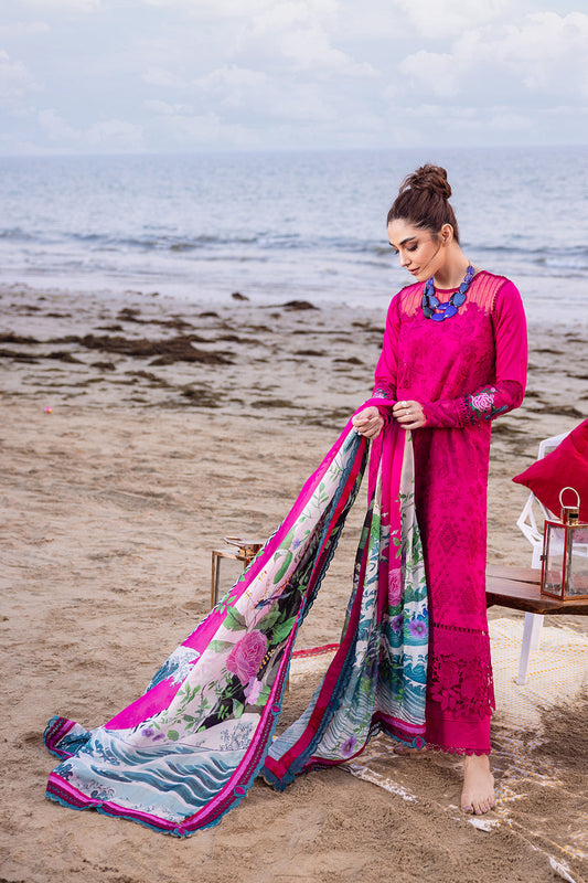 DAMASK - SRLL24-08 | Saira Rizwan | Luxury Lawn 2024