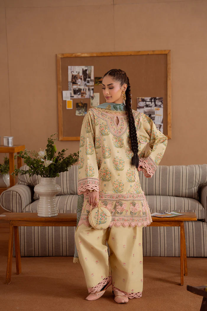 NERIDA-A-SRL25-02 | Saira Rizwan | Laanem summer Lawn 2025