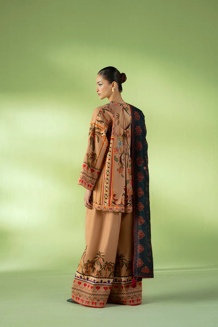 GOLDEN HOUR – JPU25-05 | Saira Rizwan | Joolie Prints Cambric Intermix Collection 2025