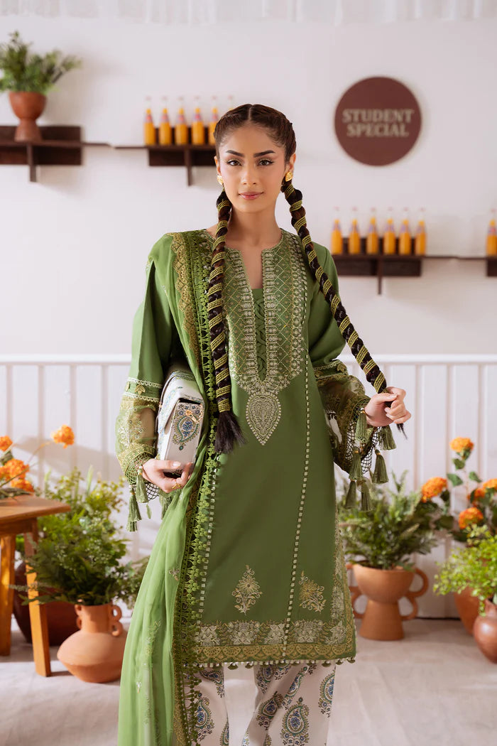 ZAFIRA-A-SRL25-03 | Saira Rizwan | Laanem summer Lawn 2025