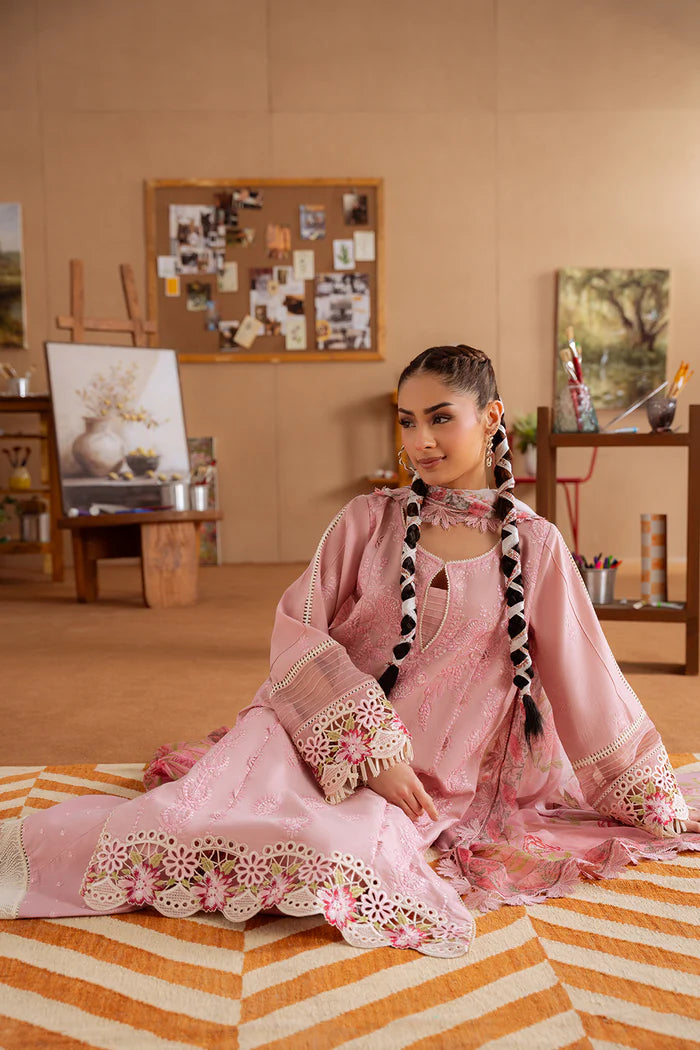 LEYLA-B-SRL25-04 | Saira Rizwan | Laanem summer Lawn 2025