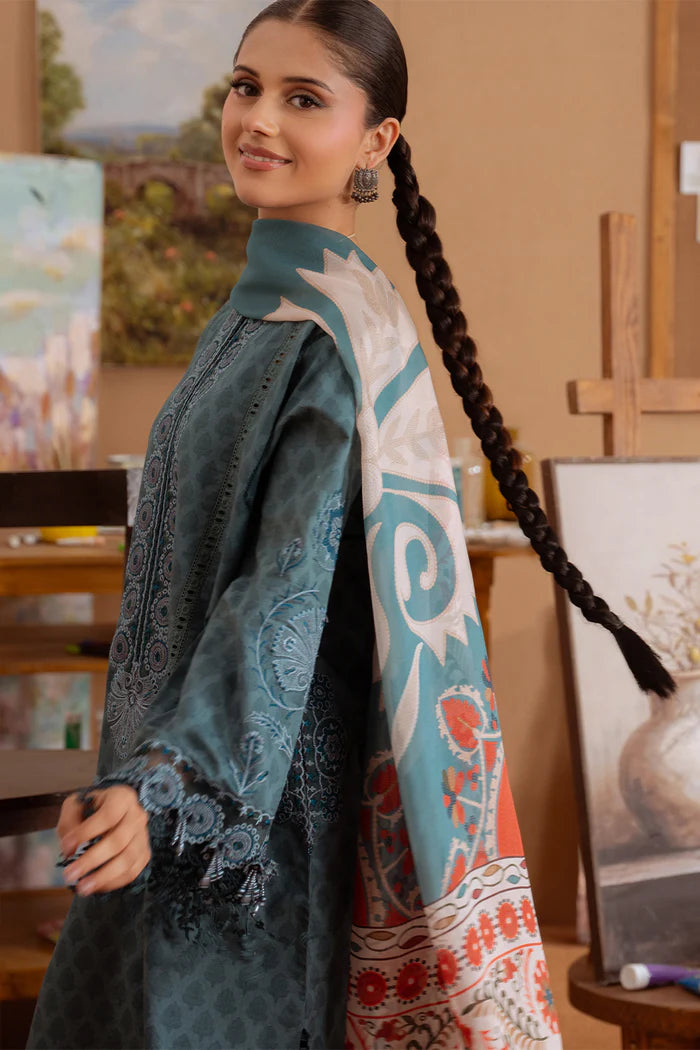 SEREN-B-SRL25-08 | Saira Rizwan | Laanem summer Lawn 2025