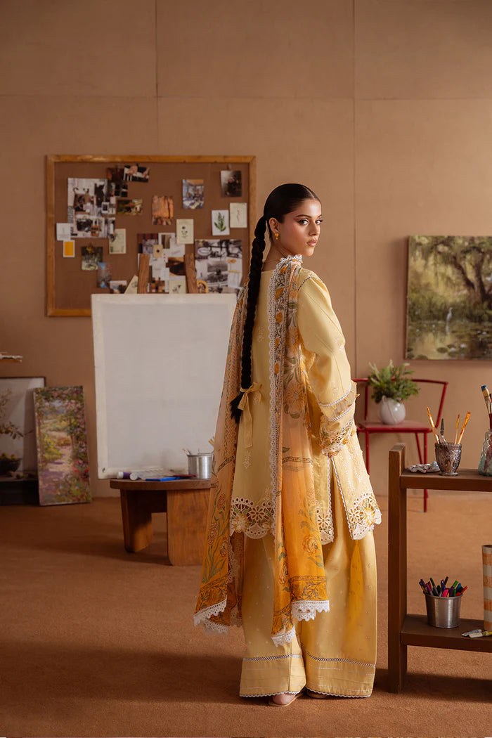 LEYLA-A-SRL25-04 | Saira Rizwan | Laanem summer Lawn 2025