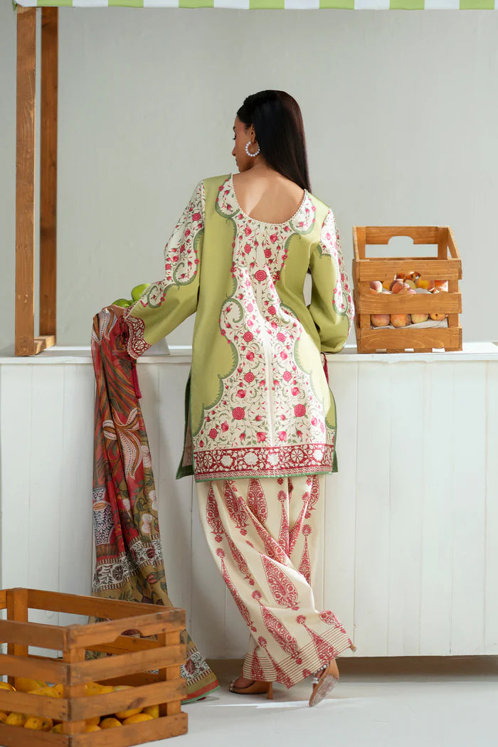URBAN WHISPER – JPU25-06 | Saira Rizwan | Joolie Prints Cambric Intermix Collection 2025