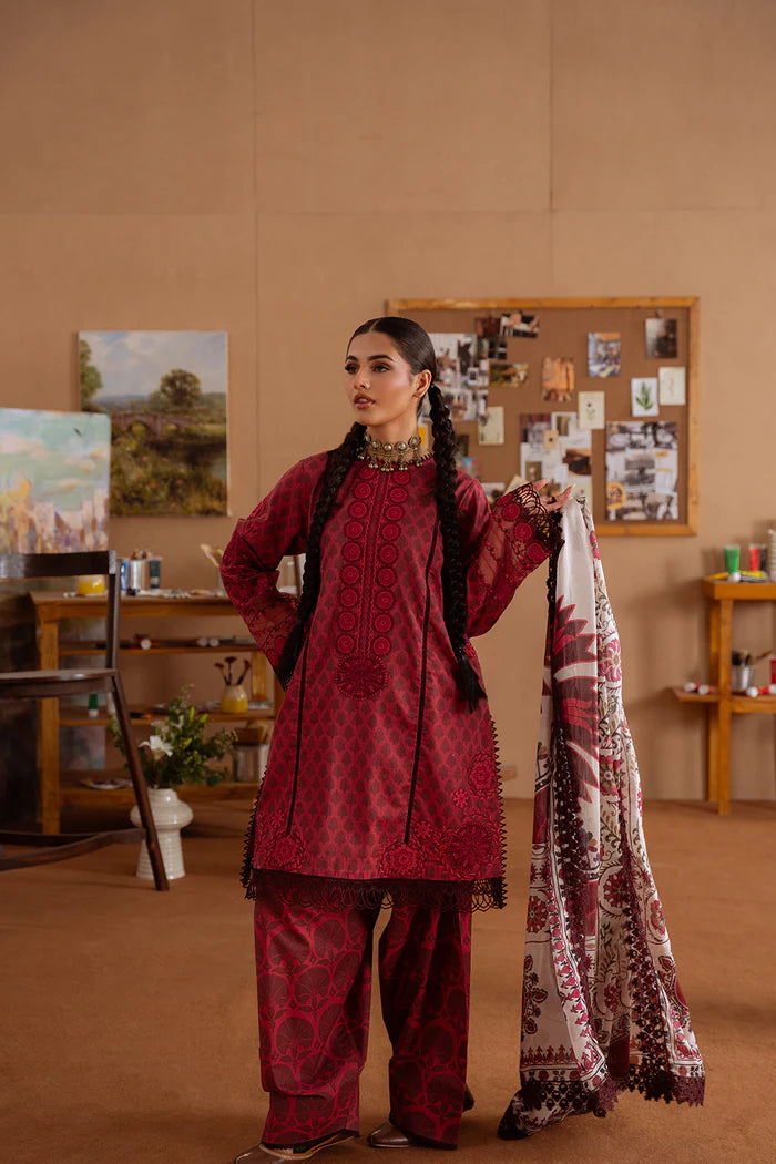 SEREN-A-SRL25-08 | Saira Rizwan | Laanem summer Lawn 2025