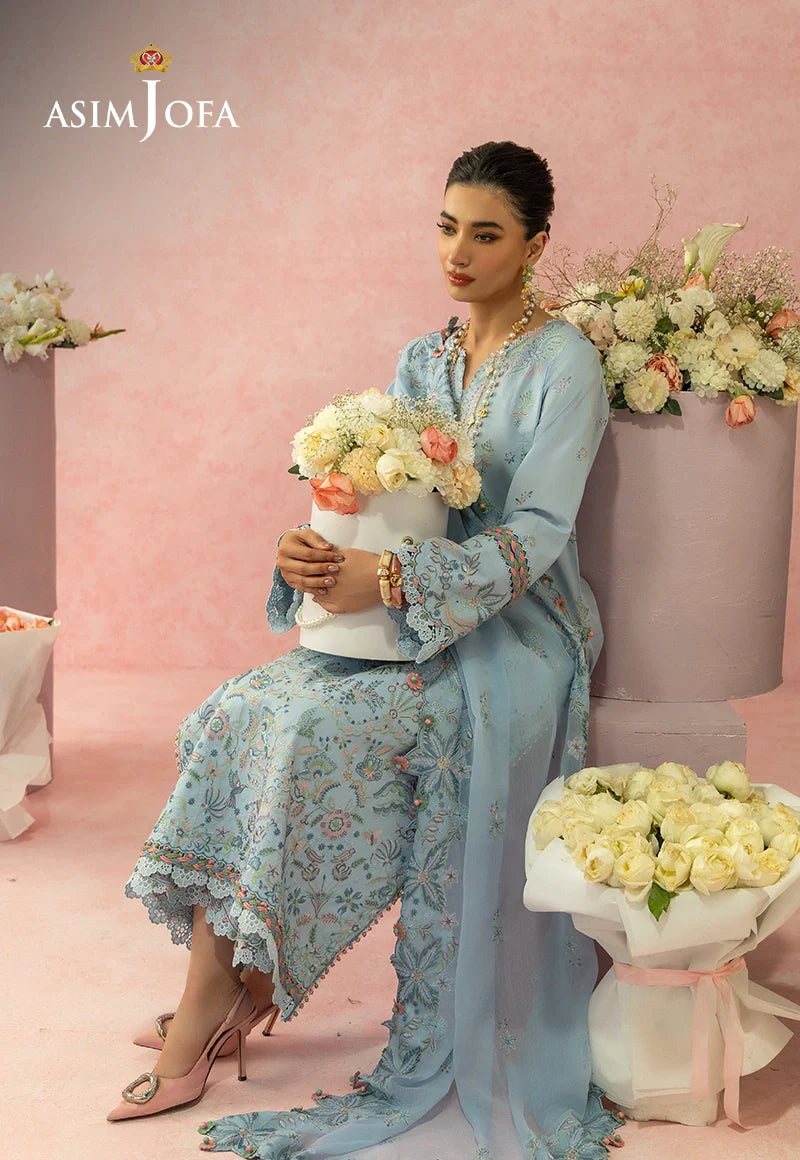 AJULW-10 | Asim Jofa | Luxury Lawn Unstitched Collection 2026