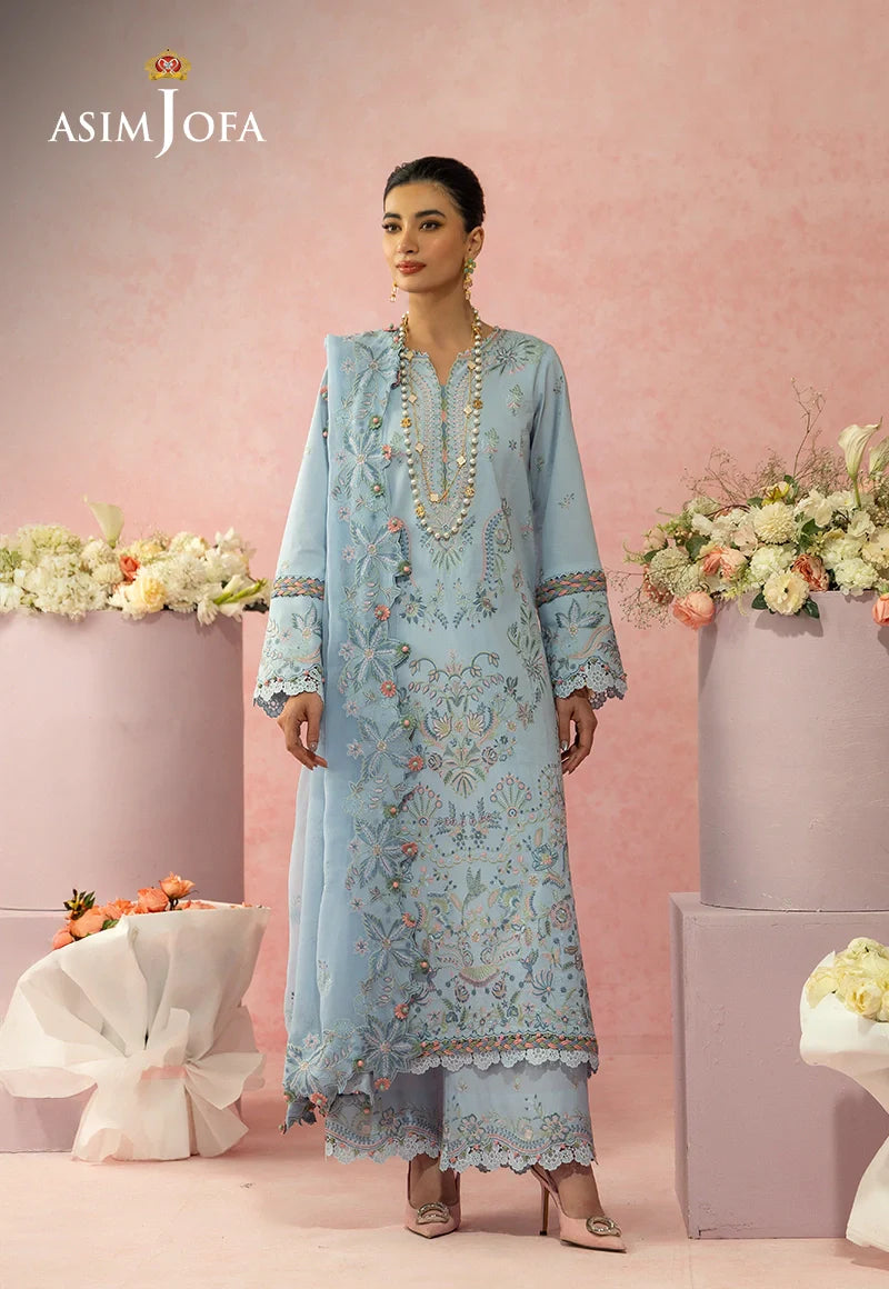 AJULW-10 | Asim Jofa | Luxury Lawn Unstitched Collection 2026