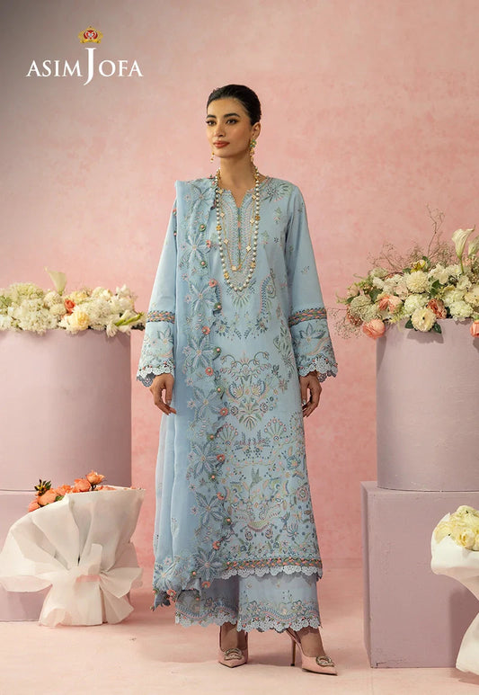 AJULW-10 | Asim Jofa | Luxury Lawn Unstitched Collection 2026