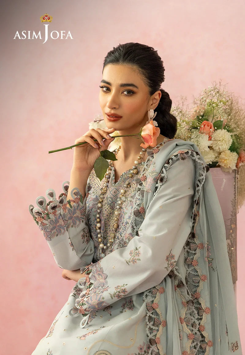 AJULW-01 | Asim Jofa | Luxury Lawn Unstitched Collection 2026