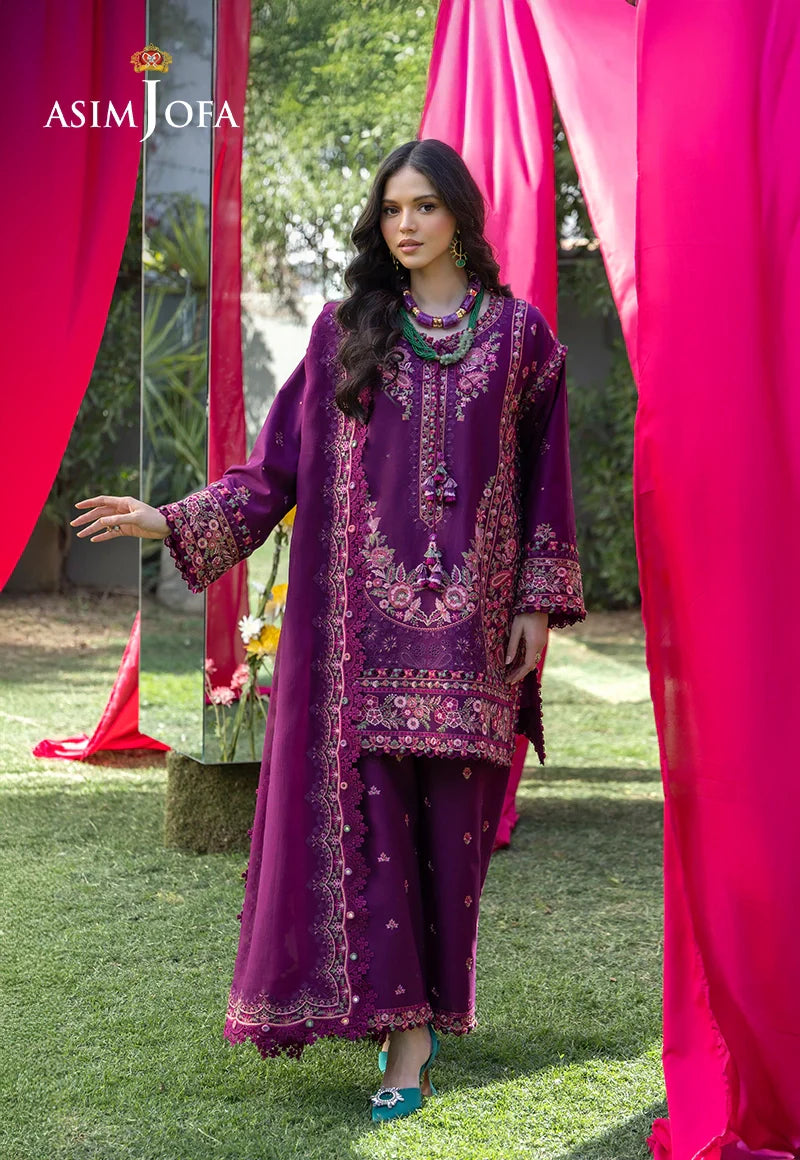 AJULW-07 | Asim Jofa | Luxury Lawn Unstitched Collection 2026