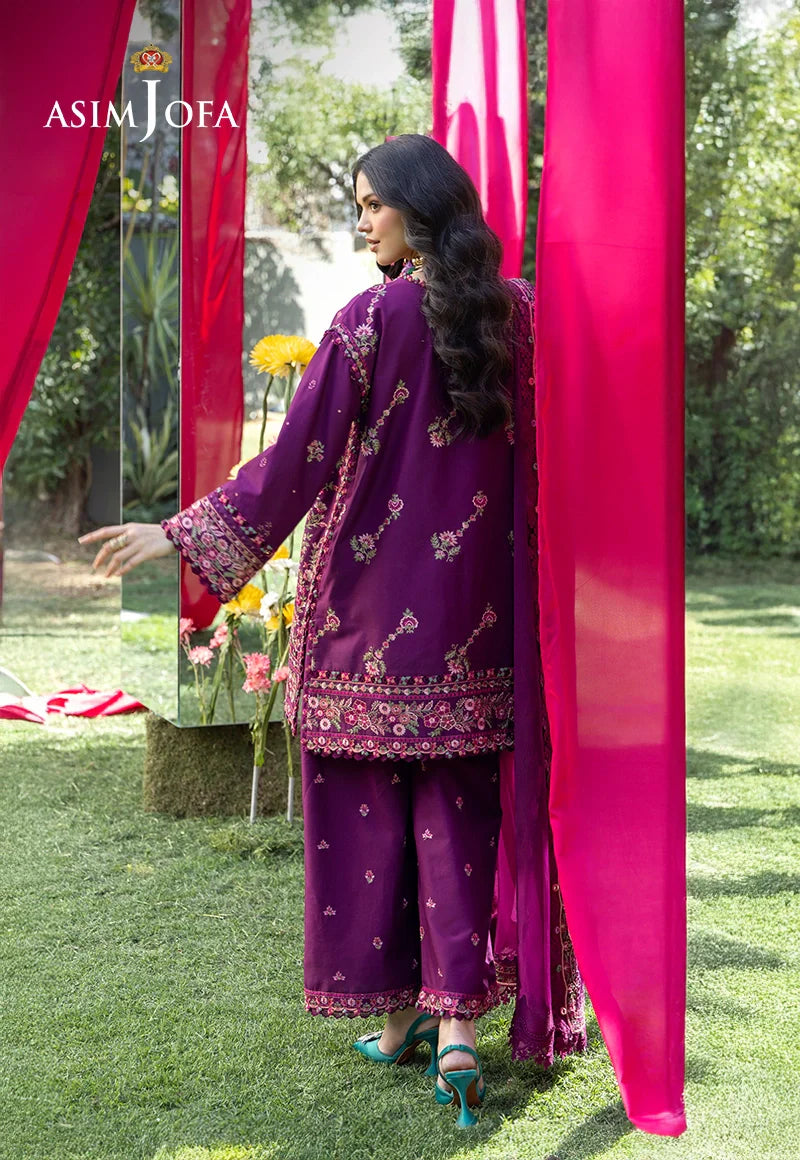 AJULW-07 | Asim Jofa | Luxury Lawn Unstitched Collection 2026