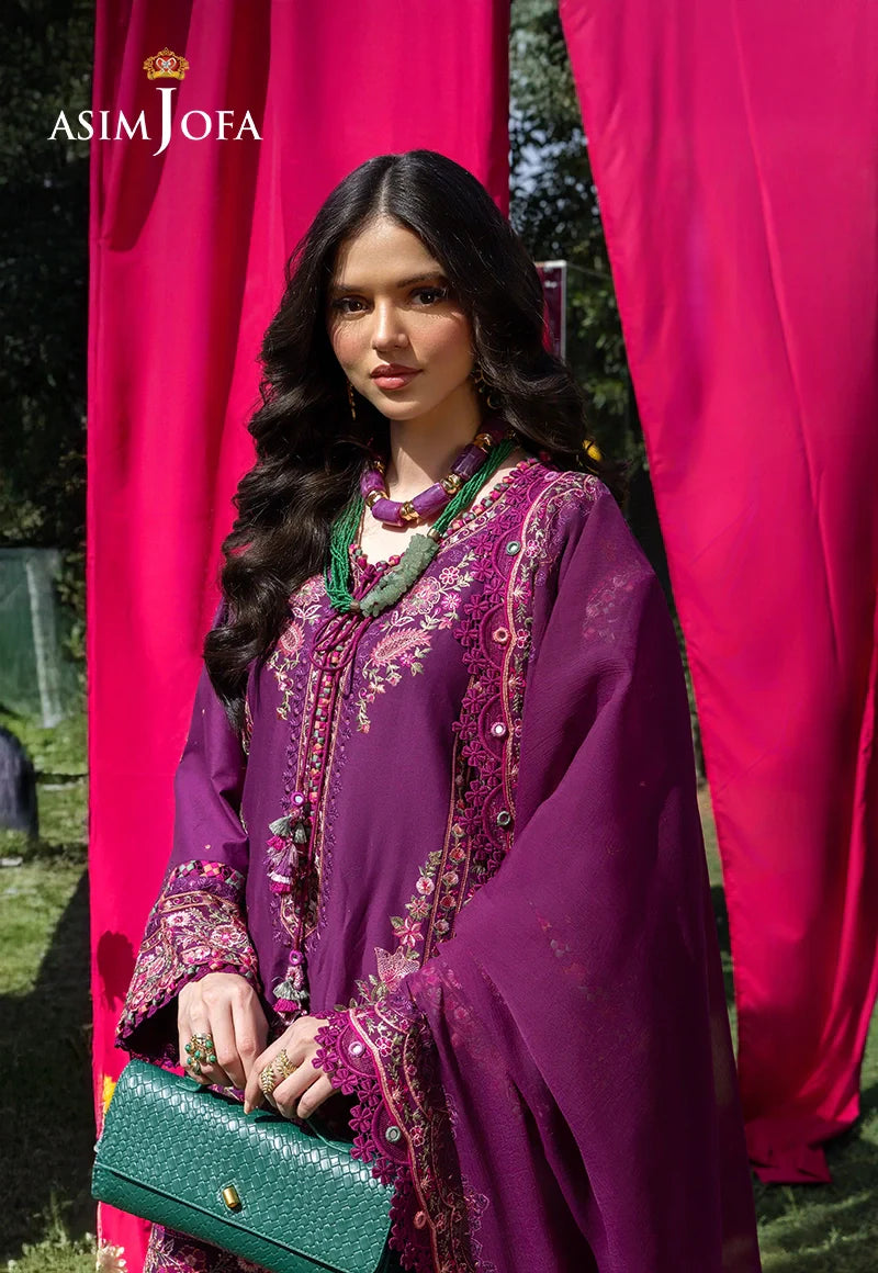 AJULW-07 | Asim Jofa | Luxury Lawn Unstitched Collection 2026