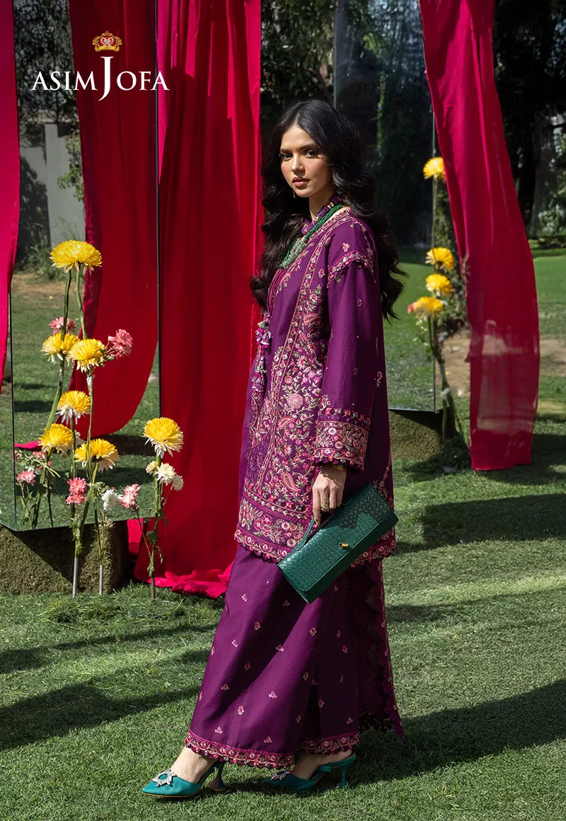 AJULW-07 | Asim Jofa | Luxury Lawn Unstitched Collection 2026
