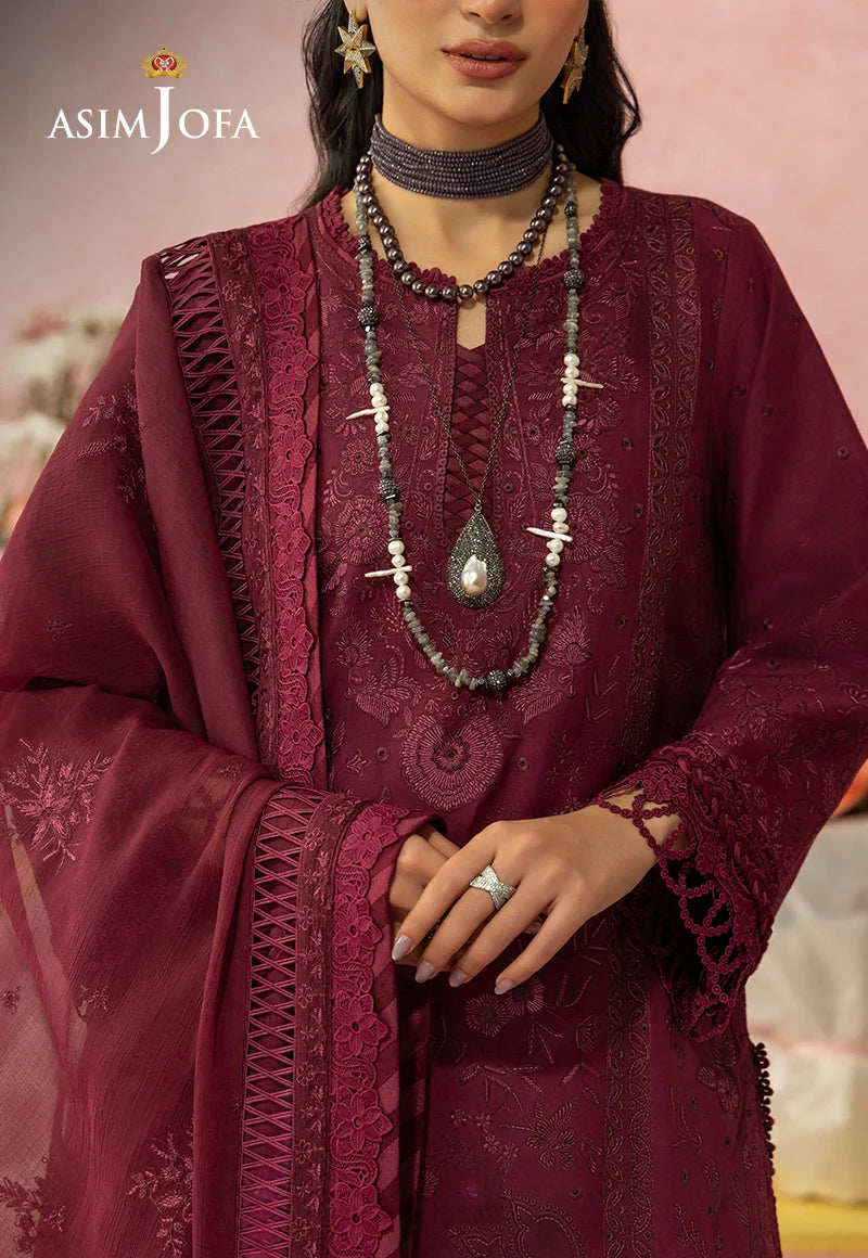 AJULW-12 | Asim Jofa | Luxury Lawn Unstitched Collection 2026