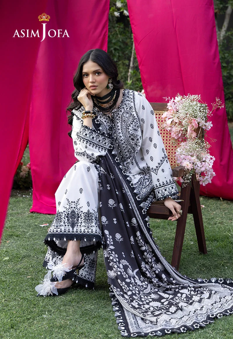 AJULW-04 | Asim Jofa | Luxury Lawn Unstitched Collection 2026