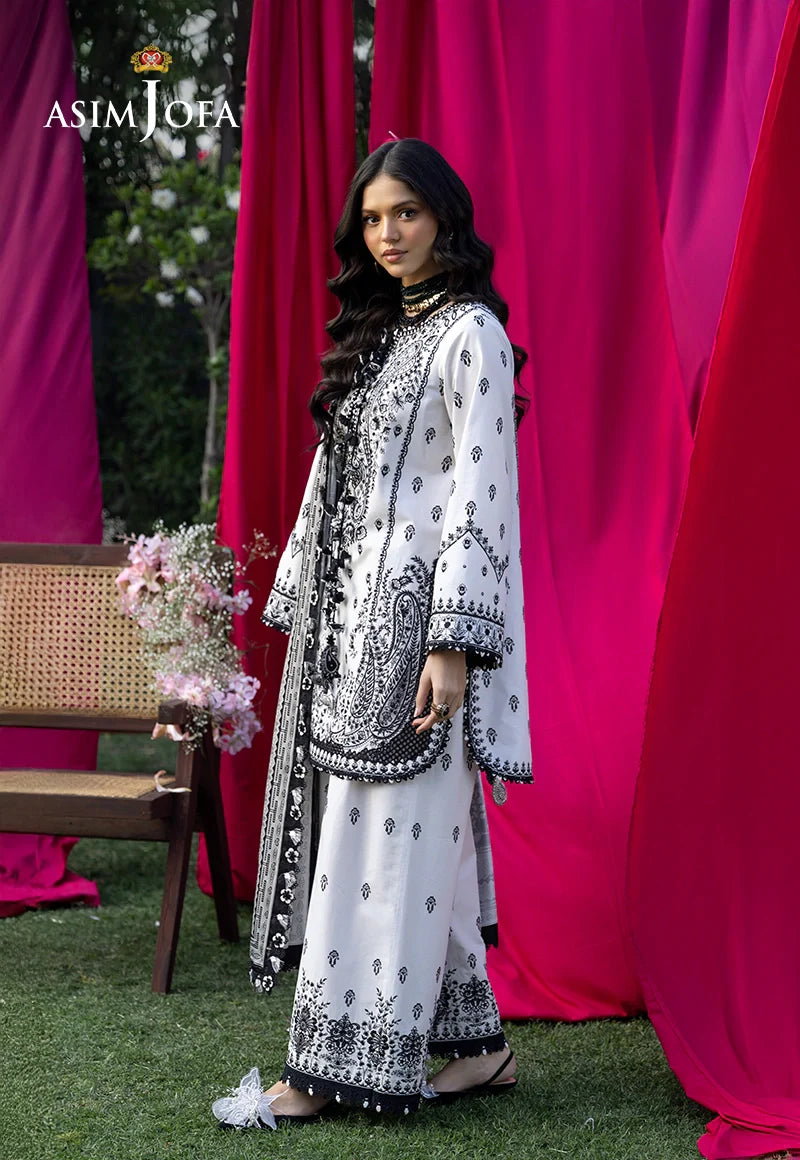 AJULW-04 | Asim Jofa | Luxury Lawn Unstitched Collection 2026