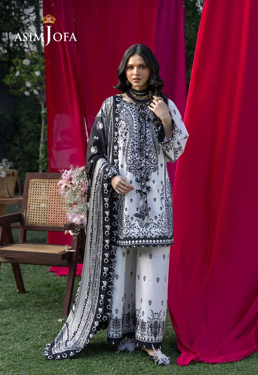 AJULW-04 | Asim Jofa | Luxury Lawn Unstitched Collection 2026