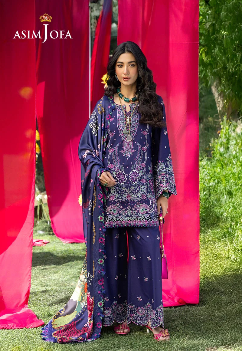 AJULW-03 | Asim Jofa | Luxury Lawn Unstitched Collection 2026
