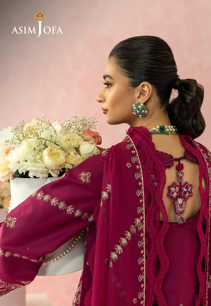 AJULW-02 | Asim Jofa | Luxury Lawn Unstitched Collection 2026