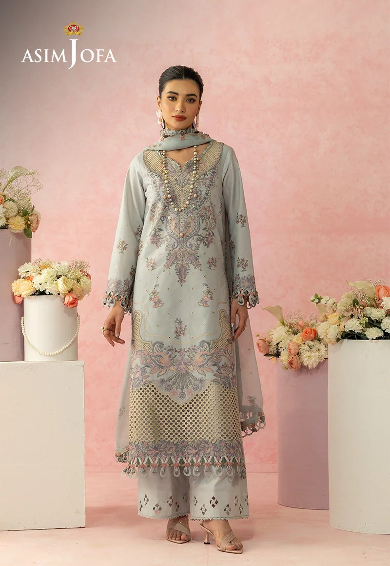 AJULW-01 | Asim Jofa | Luxury Lawn Unstitched Collection 2026