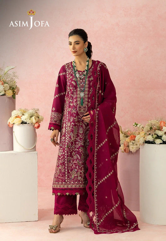 AJULW-02 | Asim Jofa | Luxury Lawn Unstitched Collection 2026