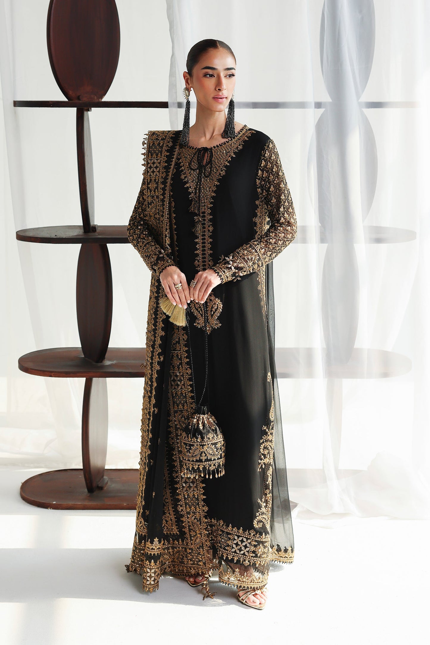 QCC-06 WALIYA | Qalamkar | Chiffon Collection 2026