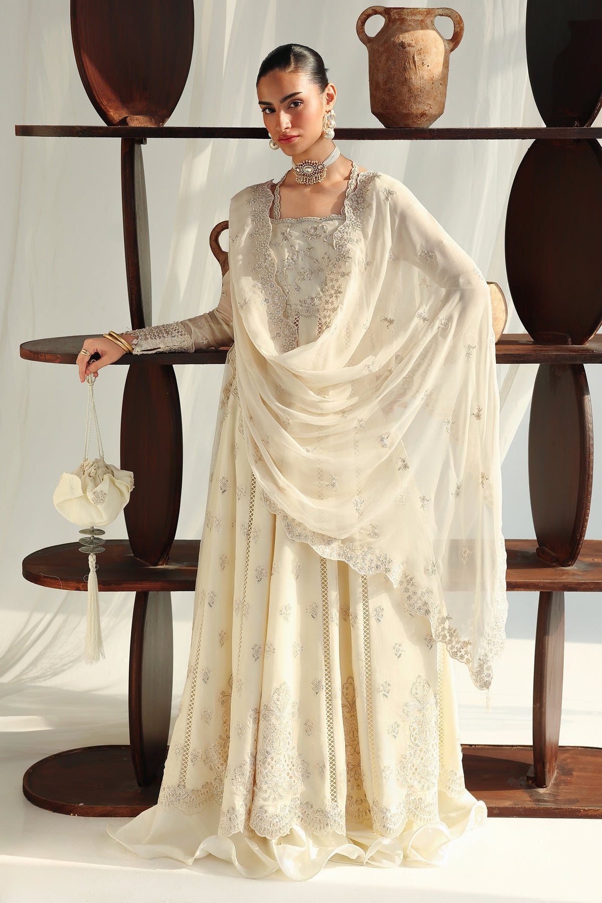 QCC-07 AMERA | Qalamkar | Chiffon Collection 2026