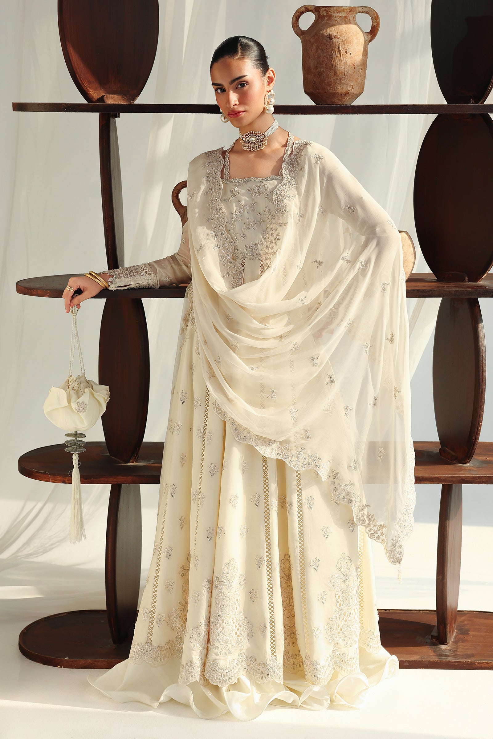 QCC-07 AMERA | Qalamkar | Chiffon Collection 2026