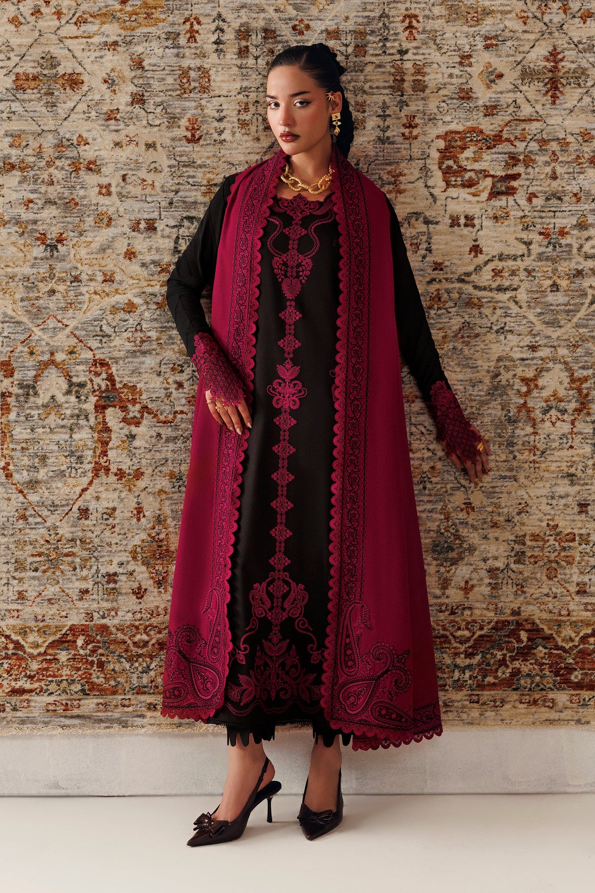 QLW-12 Yani | Qalamkar | Qline Linen Collection 2026