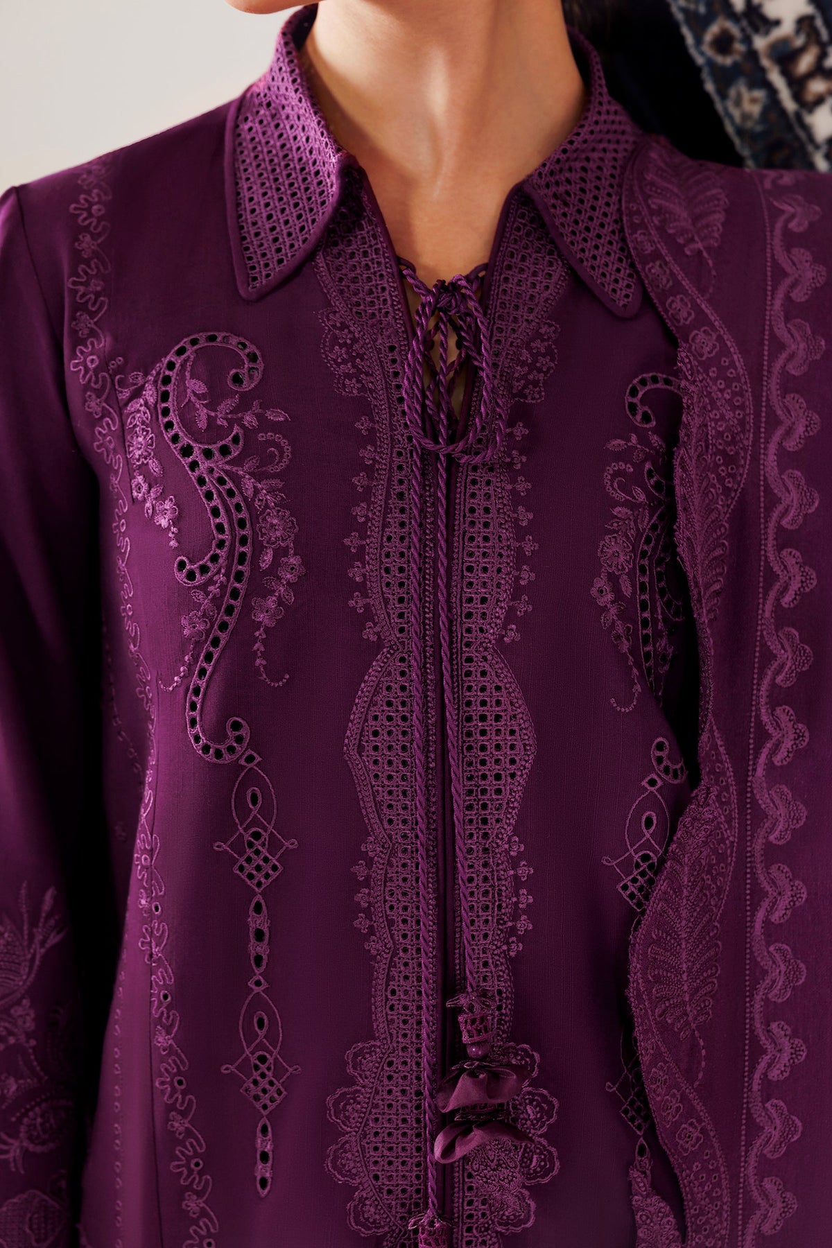 QLW-07 MAHEEN | Qalamkar | Qline Linen Collection 2026