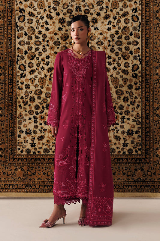 QLW-02 ALEENA | Qalamkar | Qline Linen Collection 2026