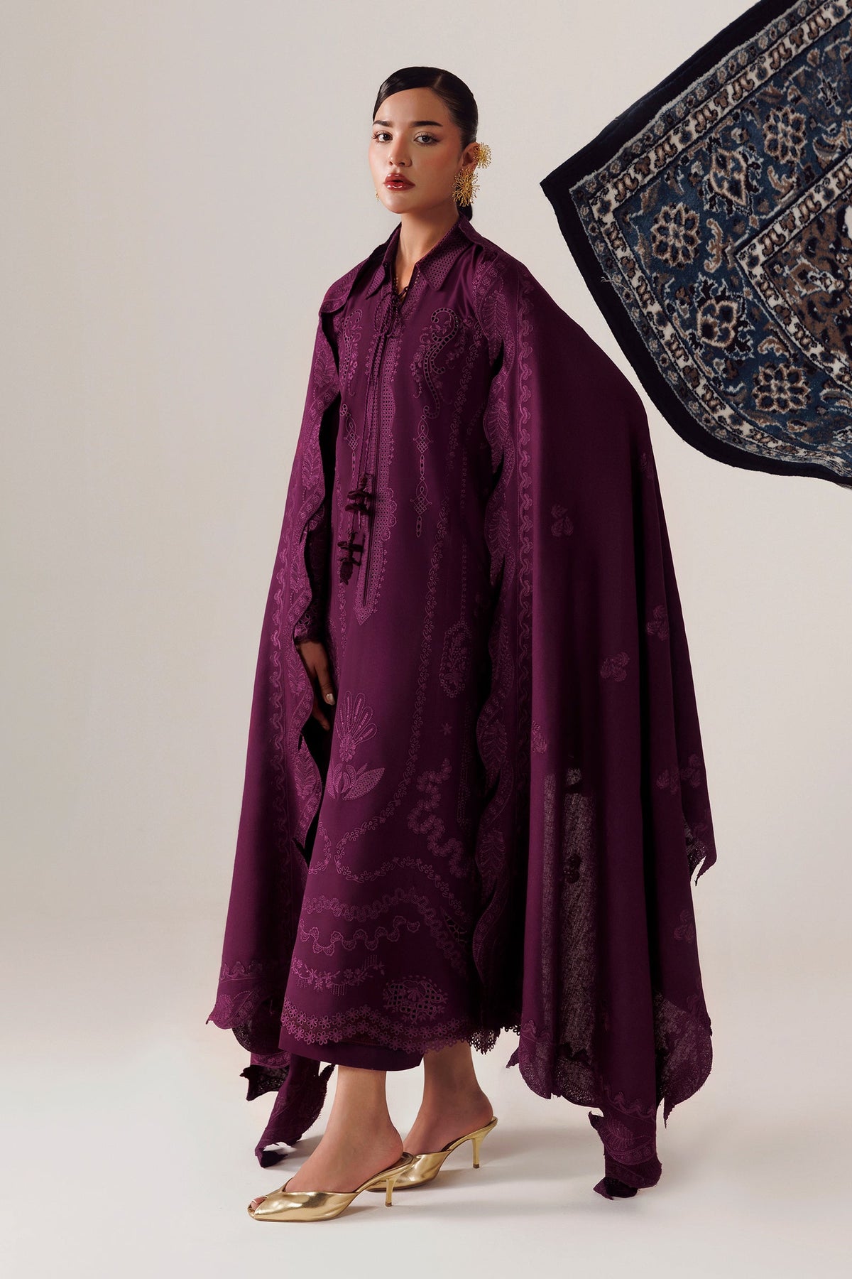 QLW-07 MAHEEN | Qalamkar | Qline Linen Collection 2026