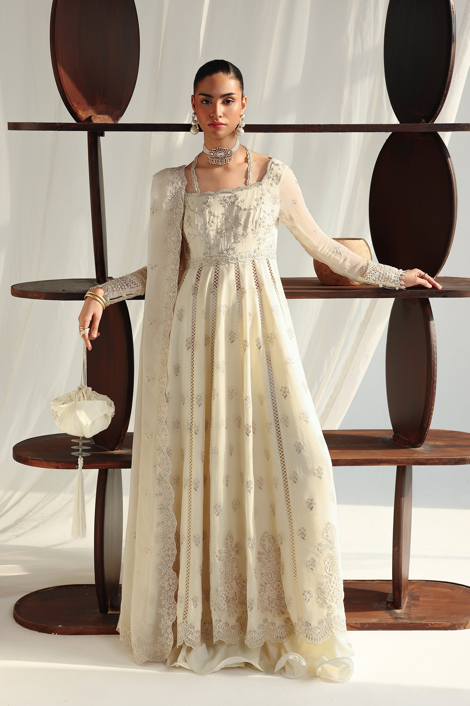 QCC-07 AMERA | Qalamkar | Chiffon Collection 2026