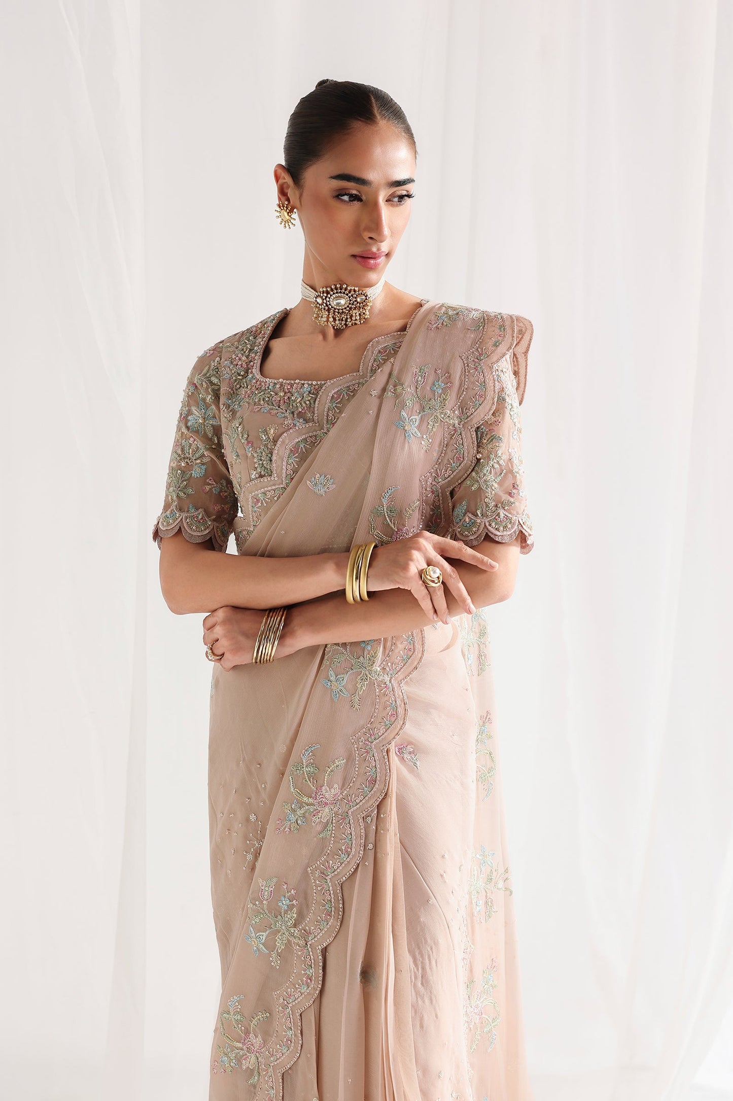 QCC-04 NOVERA | Qalamkar | Chiffon Collection 2026