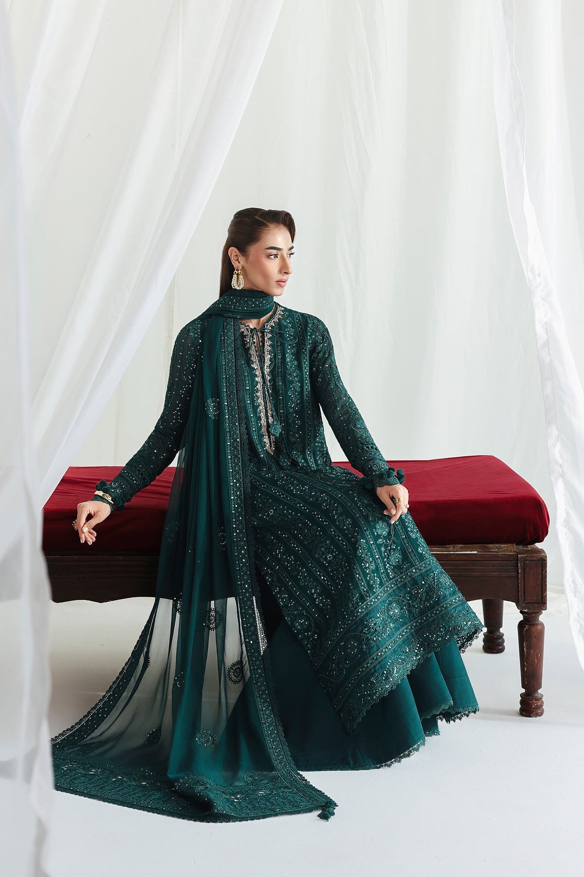 QCC-05 JANAAN | Qalamkar | Chiffon Collection 2026