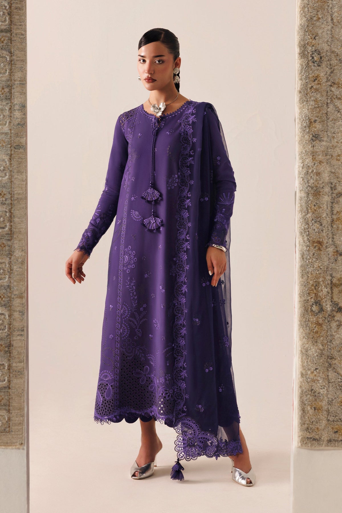 QLW-05 ZEEMAL | Qalamkar | Qline Linen Collection 2026