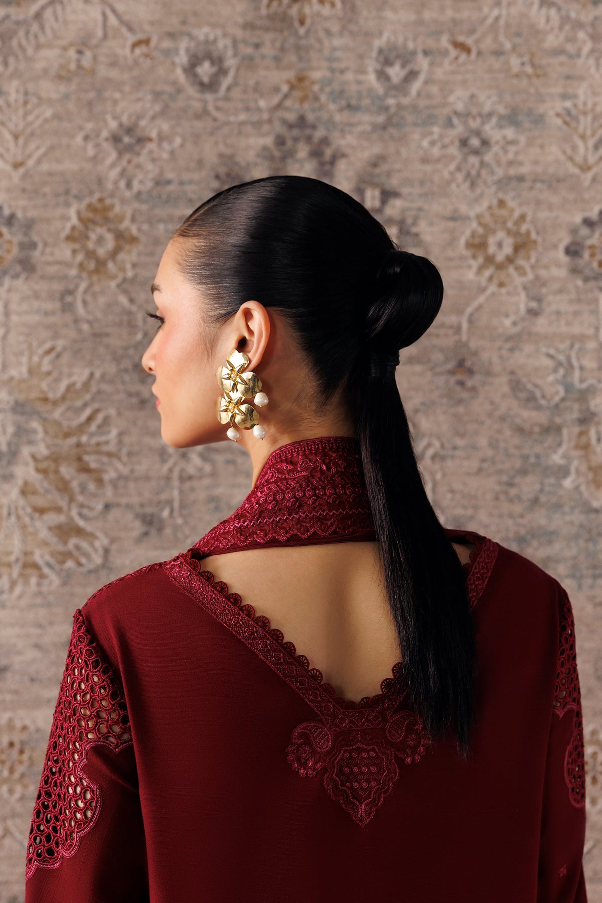 QLW-08 NEIRAH | Qalamkar | Qline Linen Collection 2026