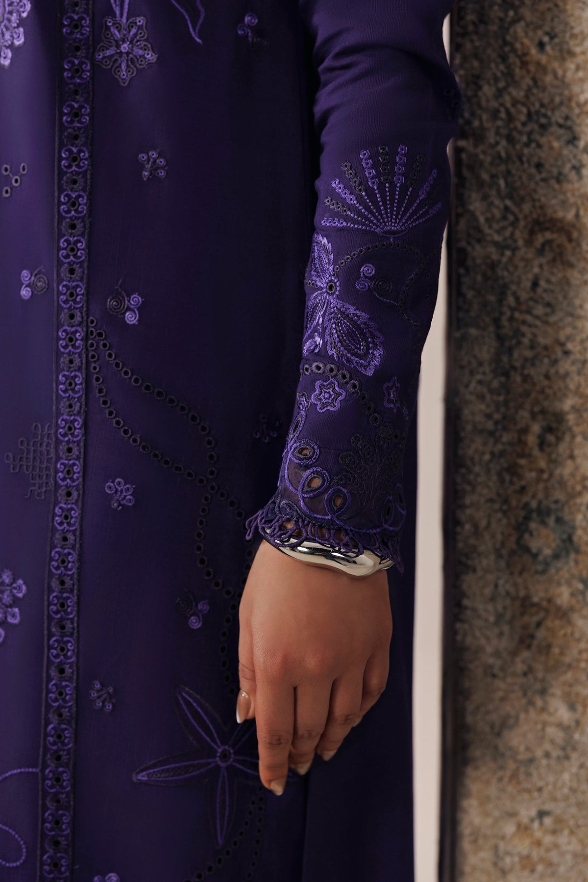 QLW-05 ZEEMAL | Qalamkar | Qline Linen Collection 2026