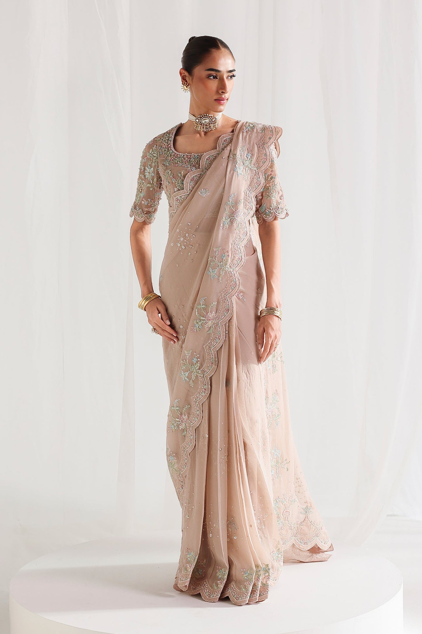 QCC-04 NOVERA | Qalamkar | Chiffon Collection 2026