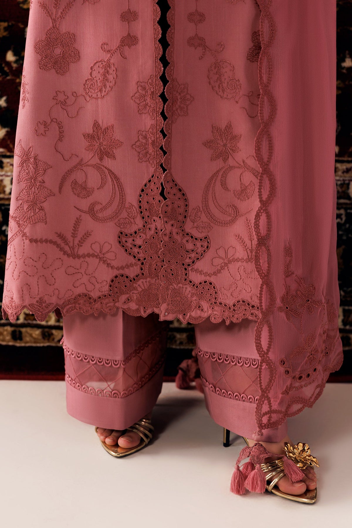 QLW-13 DANIYA | Qalamkar | Qline Linen Collection 2026